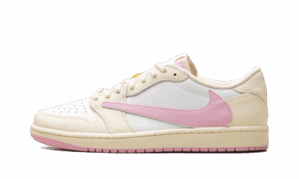 JORDAN MENS Air Jordan 1 Low OG "Travis Scott - Shy Pink" IQ7604 100 IQ7604 100 from Stadium Goods