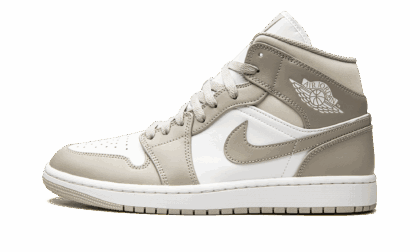 Jordan MENS Air Jordan 1 Mid "Linen / College Grey" 554724 082 from Stadium Goods
