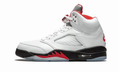 Jordan MENS Air Jordan 5 Retro "Fire Red Silver Tongue 2020" DA1911 102 from Stadium Goods