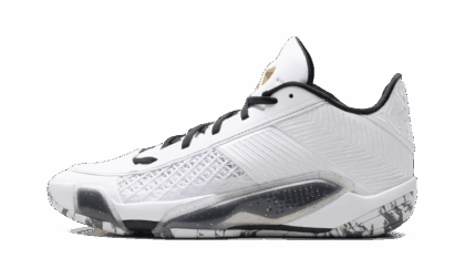 JORDAN MENS Jordan 38 Low "White Metallic Gold Black" FD2326 107 FD2326 107 from Stadium Goods