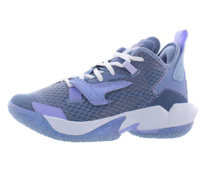 Jordan Why Not Zer0.4 Boys Shoes Size 6.5, Color: Indigo Fog/Purple Pulse