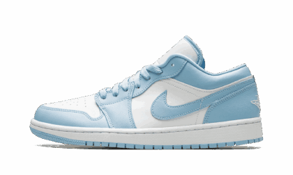 Jordan WOMENS AIR JORDAN 1 LOW Womens "Ice Blue" DC0774 141 DC0774 141 from Stadium Goods
