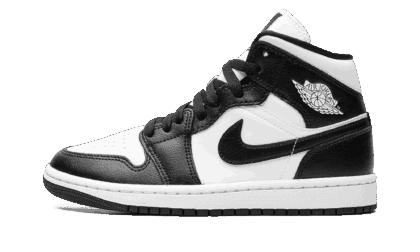 Jordan WOMENS AIR JORDAN 1 MID Womens "Panda" DV0991 101 DV0991 101 from Stadium Goods