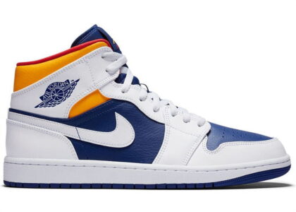 (Men's) Air Jordan 1 Mid 'Deep Royal Blue' (2020) 554724-131