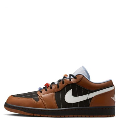 Men's Jordan 1 Low SE Black/Sail-Black (IR7560 010)