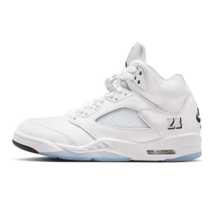 Men's Jordan 5 Retro OG "White Metallic" Wht/Blk-Mtlc Silver (HQ7978 103)