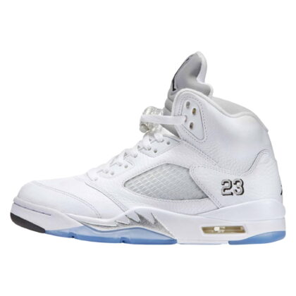 Men's Jordan 5 Retro OG "White Metallic" Wht/Blk-Mtlc Silver (HQ7978 103)