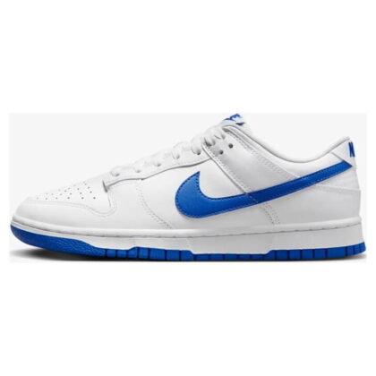 Men's Nike Dunk Low Retro White/Hyper Royal (DV0831 104)
