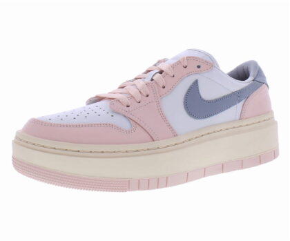 Nike Air Jordan 1 Elevate Low Womens Shoes Size 12, Color: Atmosphere/Light Steel Grey/White