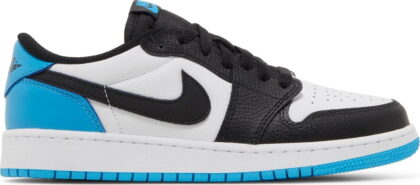 Nike Air Jordan 1 Low OG CZ0858-104 Men's Black/White/Blue Sneaker Shoes 5 JC925
