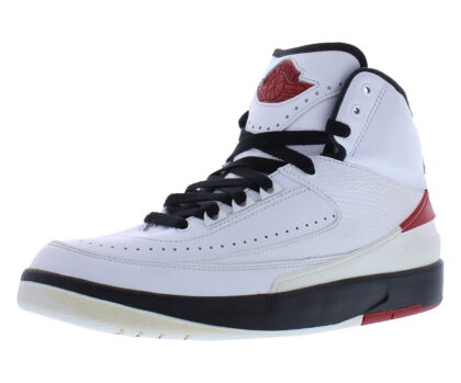 Nike Air Jordan 2 Retro White Varsity Red Black Womens Size 6.5 Sneakers