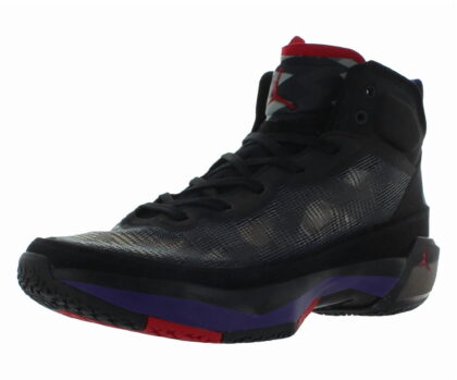 Nike Air Jordan XXXVII Unisex Shoes Size 8, Color: Black/True Red/Club Purple