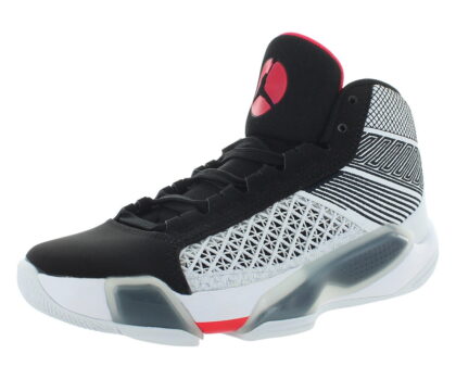 Nike Air Jordan XXXVIII GS Boys Shoes Size 5.5, Color: White/Siren Red/Black
