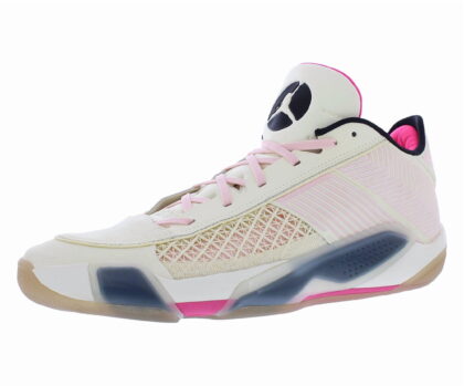 Nike Air Jordan XXXVIII Low Unisex Shoes Size 14, Color: Coconut Milk/Black/Atmosphere