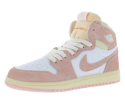 Nike Jordan 1 Retro High OG PS Girls Shoes Size 11, Color: Athmosphere/White/Muslin/Sail