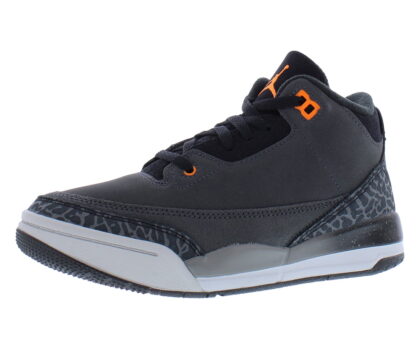 Nike Jordan 3 Retro PS Boys Shoes Size 12, Color: Night Stadium/Total Orange