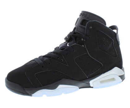 Nike Jordan 6 Retro GS Boys Shoes Size 3.5, Color: Black/Metallic Silver