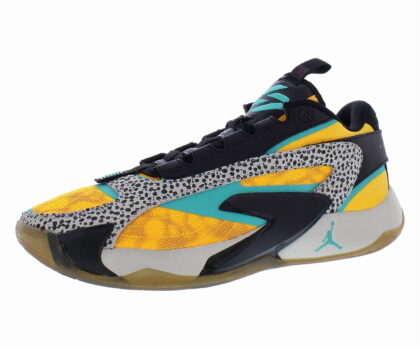 Nike Jordan Luka 2 Unisex Shoes Size 9.5, Color: Laser Orange/Hyper Jade/Black