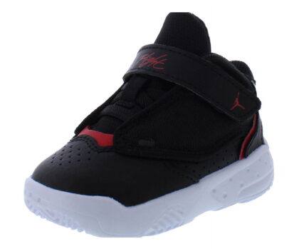 Nike Jordan Max Aura 4 Infant/Toddler Shoes Size 4, Color: Black/University Red/White