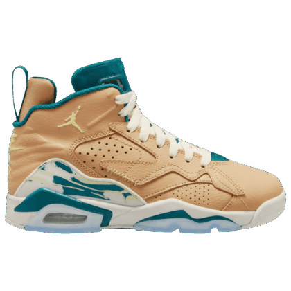 NIKE Jordan MVP Big Kids Shoes, Twine/Sail/Geode Teal/Luminous Green, 5.5 M US