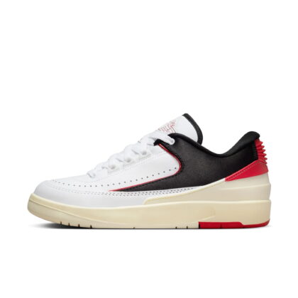 Nike Women's Air Jordan 2 Low Shoes, White/Black