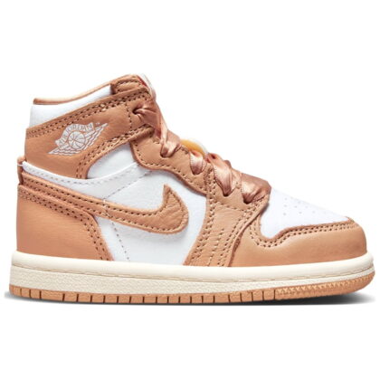 Toddler's Jordan 1 Retro High OG Praline/White-Sail (FN6623 201)