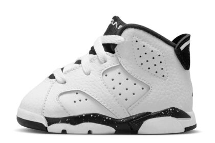 Toddler's Jordan 6 Retro White/Black (DV3606 112)