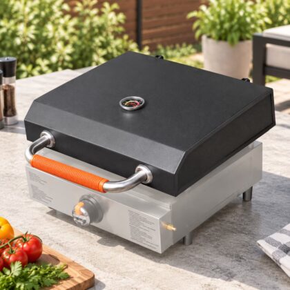 17 Inch Hinged Lid Griddle Hard Cover for Blackstone 17" Griddles