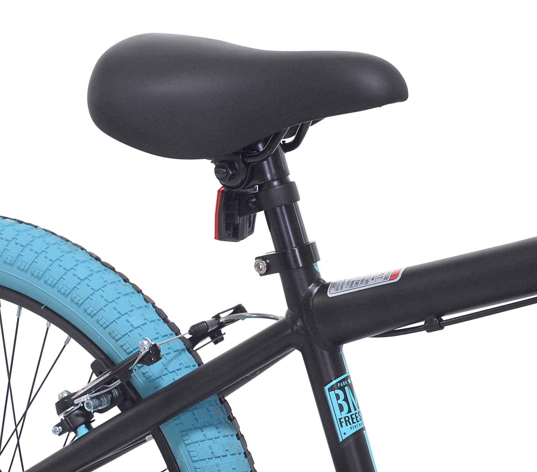 20" Kent Bicycle Spector Bicycle, Fits Rider 4'2"-5', Black/Teal, Child/Tween/Teen, Unisex - Image 5