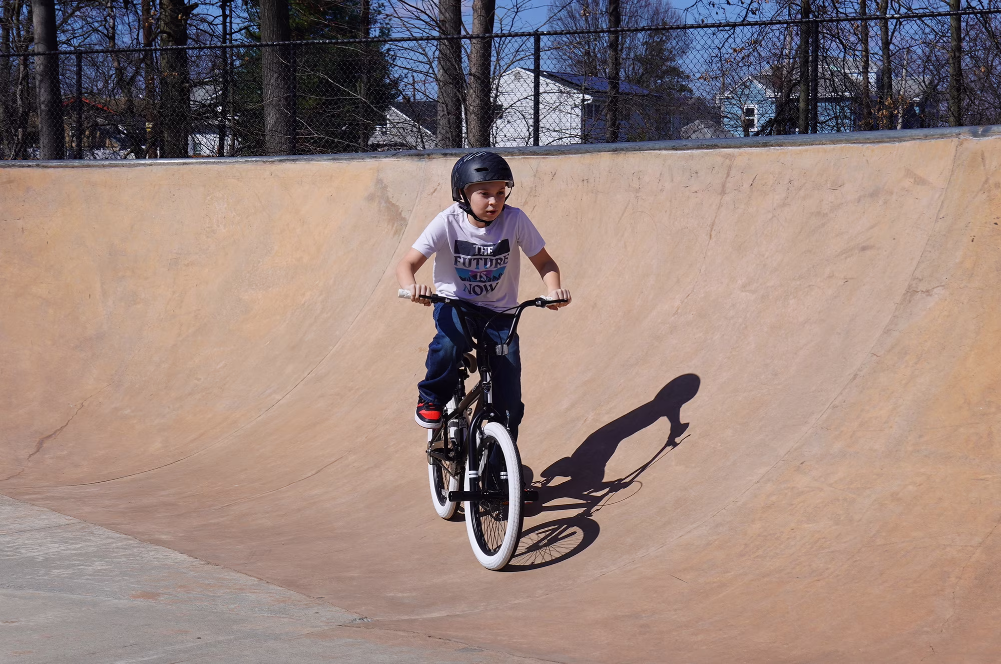 20" Kent Bicycles Spector BMX Bicycle, Fits Rider 4'2" - 5', Black/White, Child/Tween/Teen, Unisex - Image 3