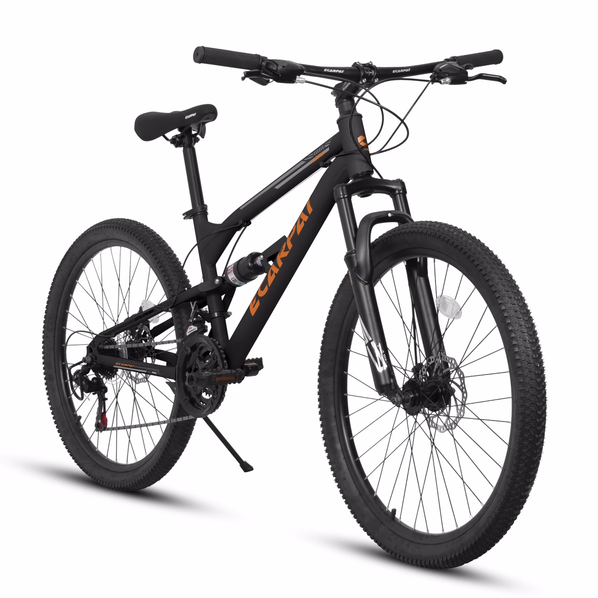 26 Inch Mountain Bike Dual Suspension MTB Bicycle for Teens and Adults, 21-Speed Model with Dual Disc Brakes and Comfortable Saddle, Lightweight Frame Commuter Bike