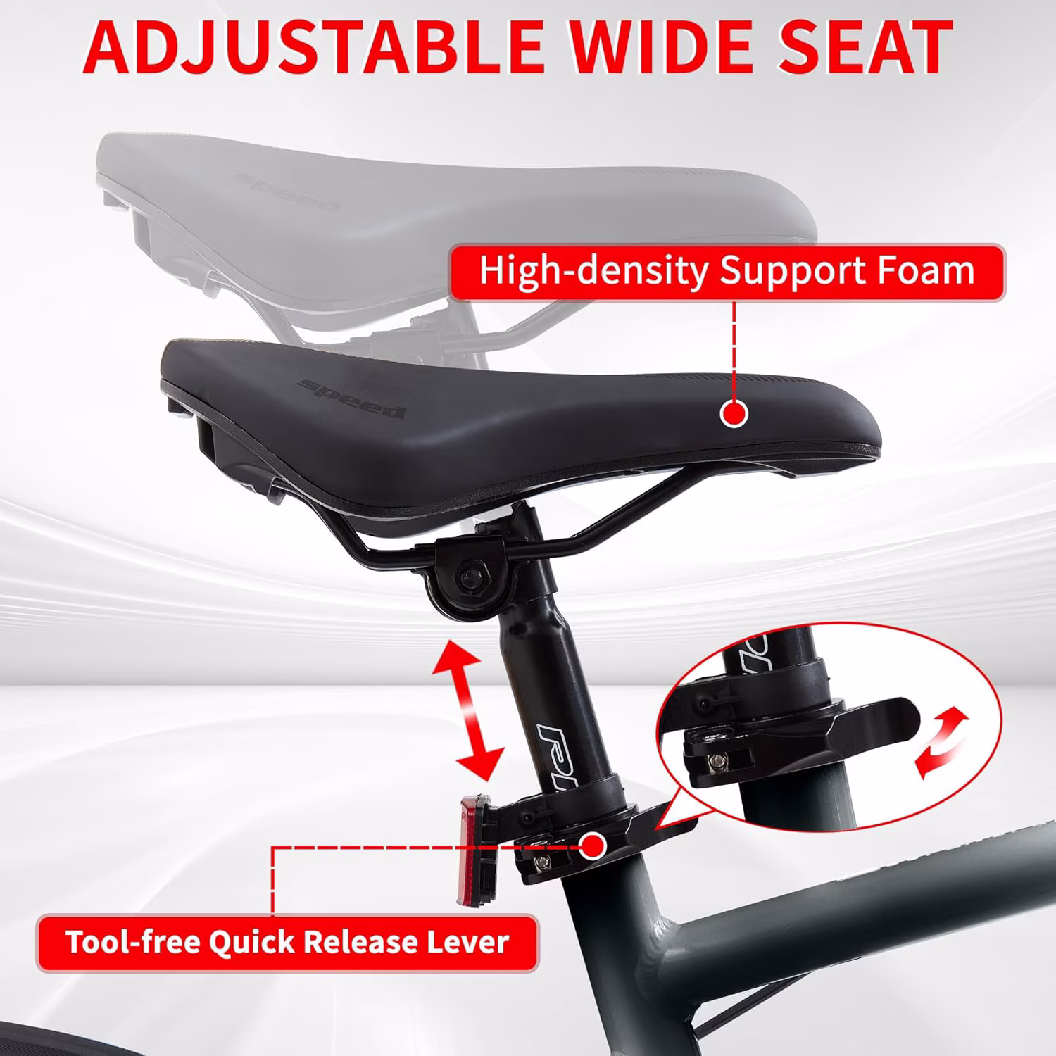 Akaber Road Bike, 700C Hybrid Bike for Men & Women, Adult Bike with 21-Speed Shimano Drivetrain, Lightweight Aluminum Frame, Commuter Bicycle - Image 5