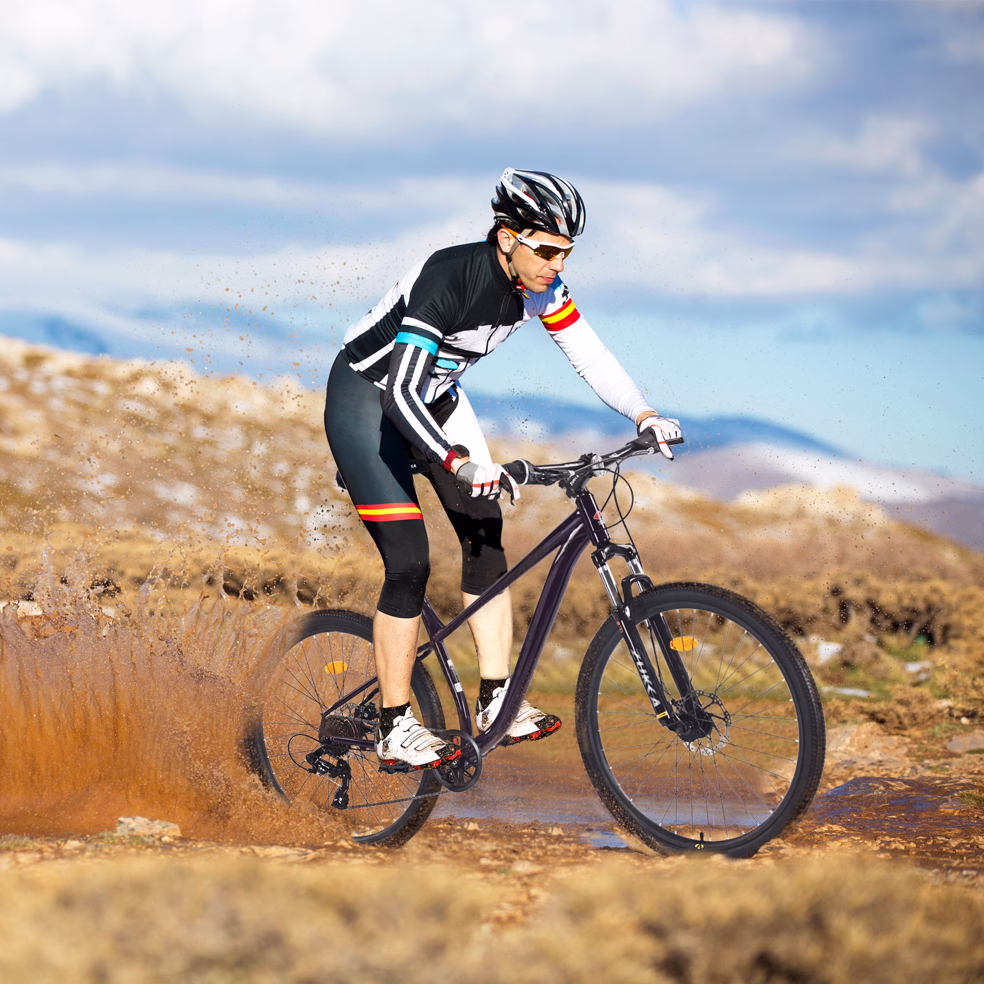Ambifirner 27 inch Men Mountain Bike - 8-Speed Gear System & Wanda All-Terrain Tires - 85% Pre-Built Cycling Bike - Image 3