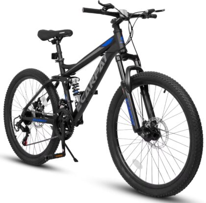 Ambifirner Men Mountain Bike 21 Speed, Aluminum Frame Racing Bike, City Commuter Bicycle for Men Women