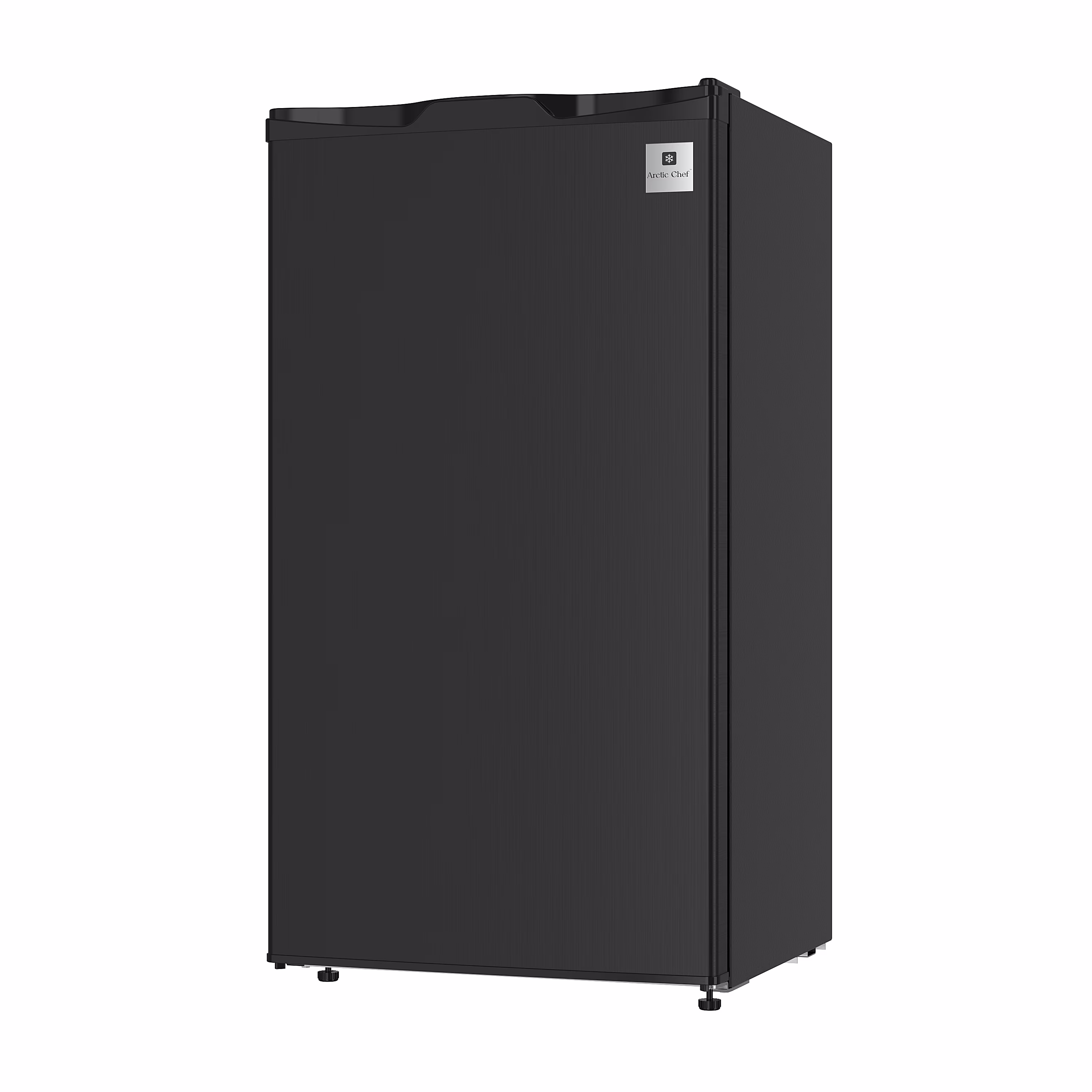 Arctic Chef 3.2 Cu. ft. Mini Fridge, Compact Refrigerator with Chiller Compartment, Black Stainless Steel - Image 3
