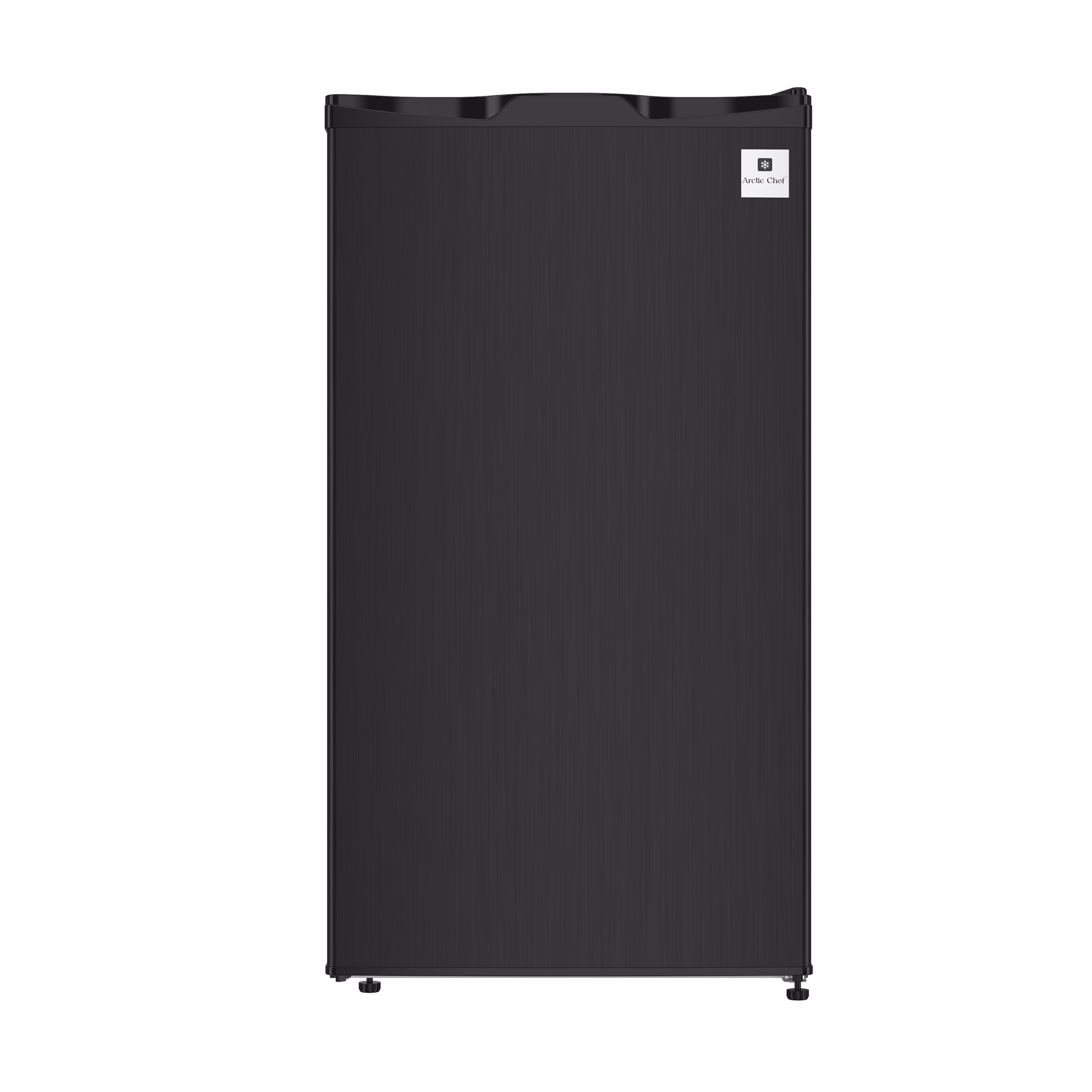 Arctic Chef 3.2 Cu. ft. Mini Fridge, Compact Refrigerator with Chiller Compartment, Black Stainless Steel - Image 4