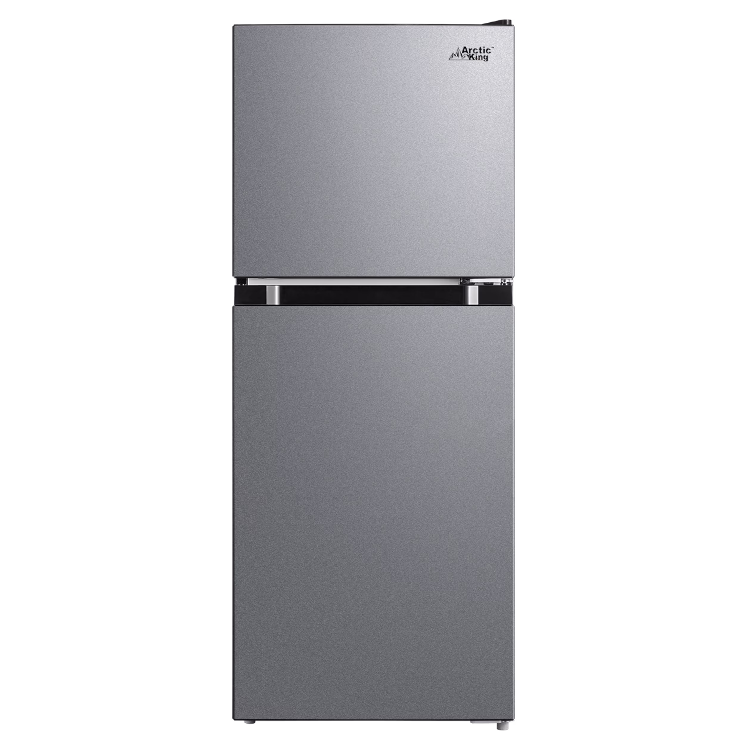Arctic King 4.5 Cu Ft Two-Door Compact Refrigerator, Stainless Steel Look