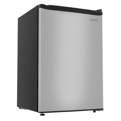 Avanti 2.6 Cu. Ft. Compact Refrigerator with Auto-Defrost, in Stainless (AVAR26F3S)