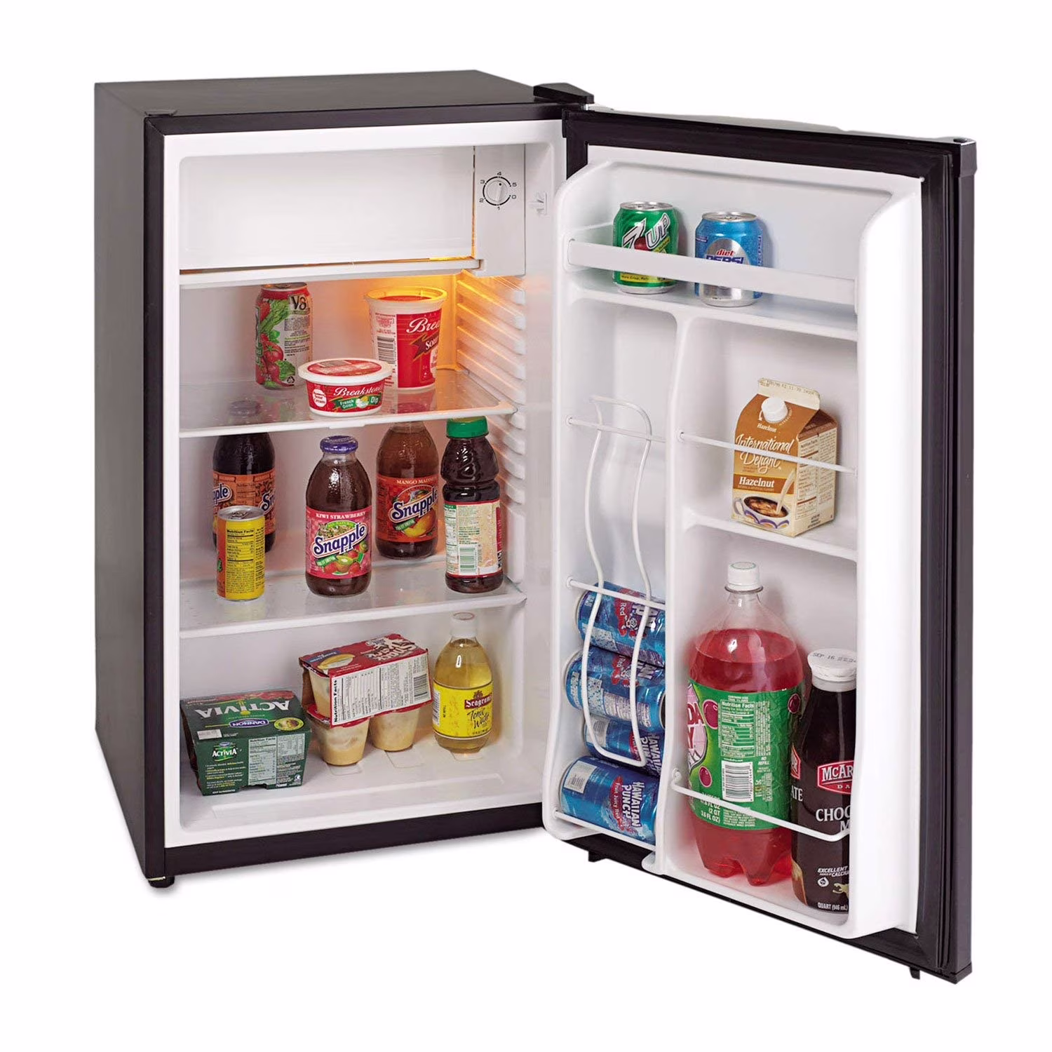 Avanti 3.3 cu. ft. Compact Refrigerator, Mini-Fridge, in Black (RM3316B) - Image 4