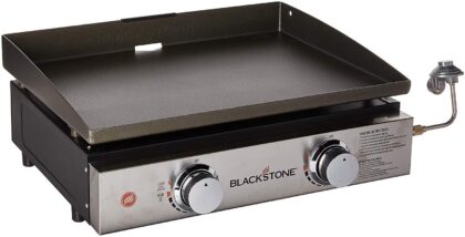 Blackstone 1666 22" Tabletop Griddle Outdoor Grill, 22 inch, Black