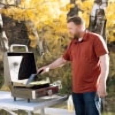 Blackstone Original Outdoor Griddle, 17 Inch Single-Burner Portable Flat Top Grill with Hood, Stainless Steel - Image 4