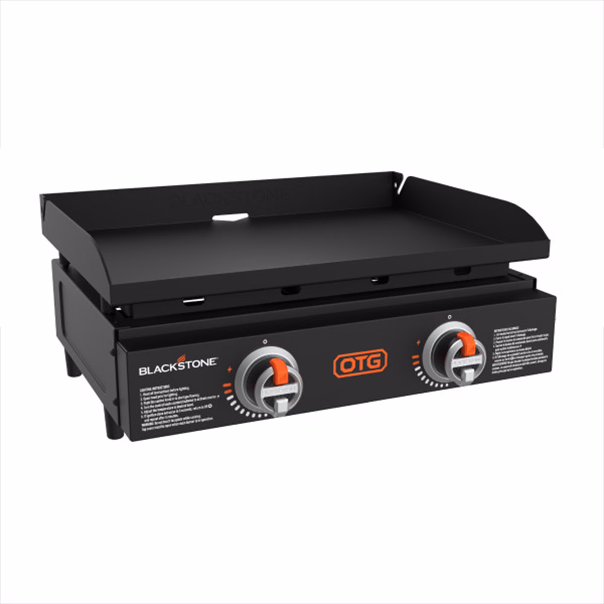 Blackstone OTG 22" Tabletop Propane Griddle with Dual Heating Zones and Piezo Ignition