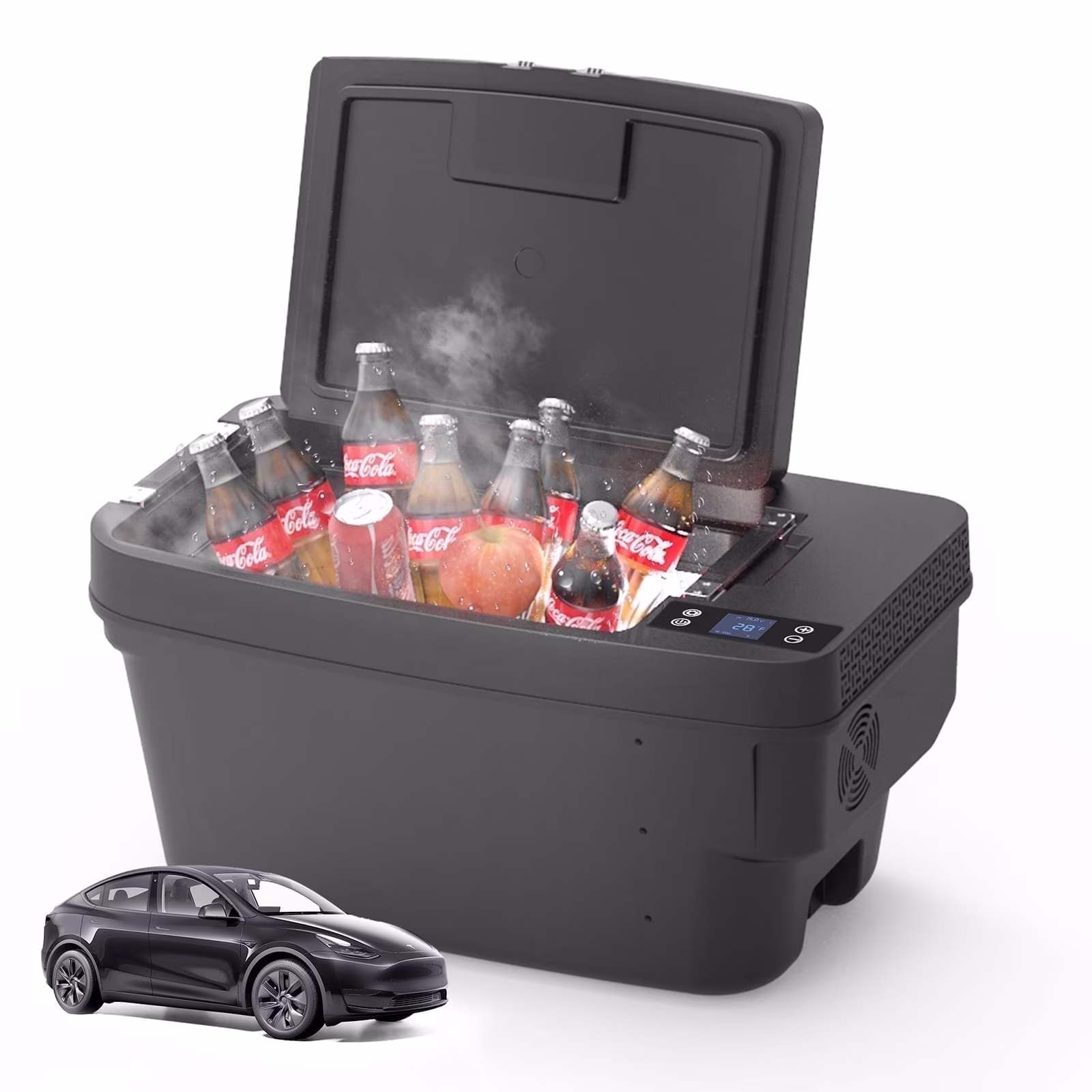 Chery Industrial Portable Car Refrigerator for Tesla Model Y, 35qt(33L) Car Freezer