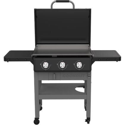 Coleman 3 Burner Gas Griddle Grill, Black, CO-525GG