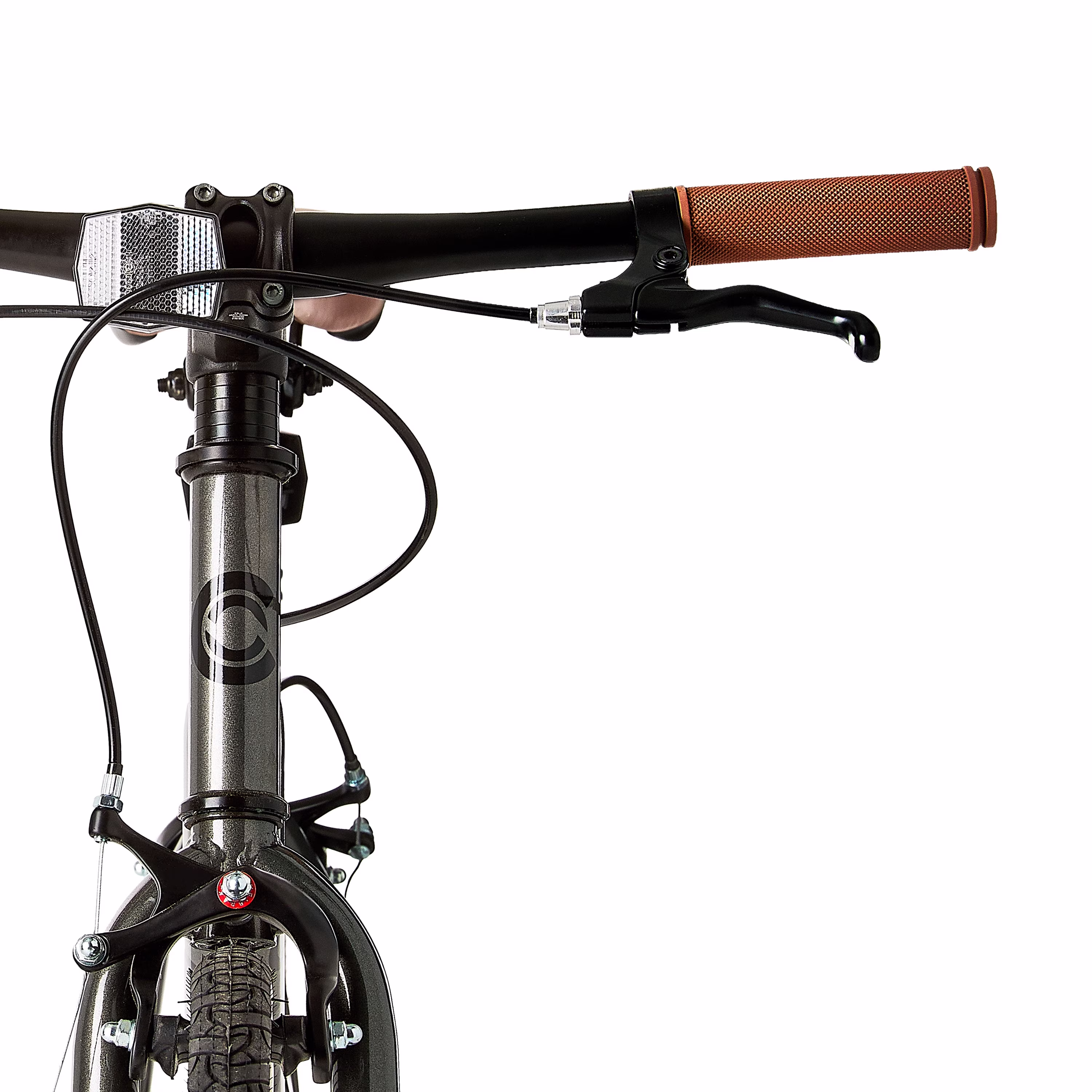 Concord 700C Envoy City Road Fixie Bike, 700C Wheels, Grey, Fits Rider 5'4" - 6'2", Unisex, Adult - Image 5
