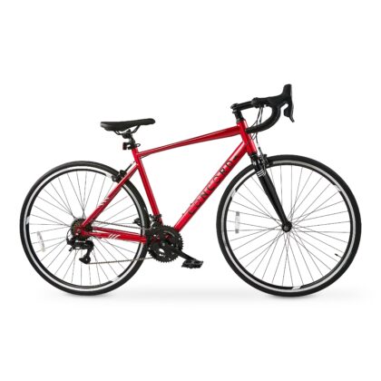 Concord Alaris 700C Road Bike, 2x7 Speed, Red, Medium 54 cm, Fits Riders 5 ft 5 in-5 ft 10 in, Adult Unisex