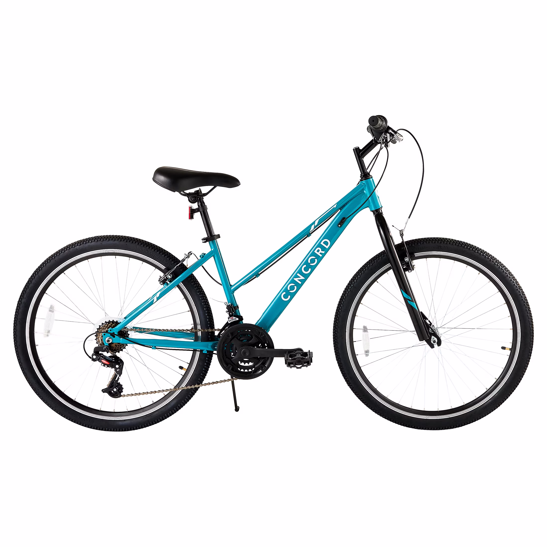 Concord Bikes 26 in Commuter Bike, 21-Speed, Green, Fits Riders 5 ft 2 in-5 ft 10 in