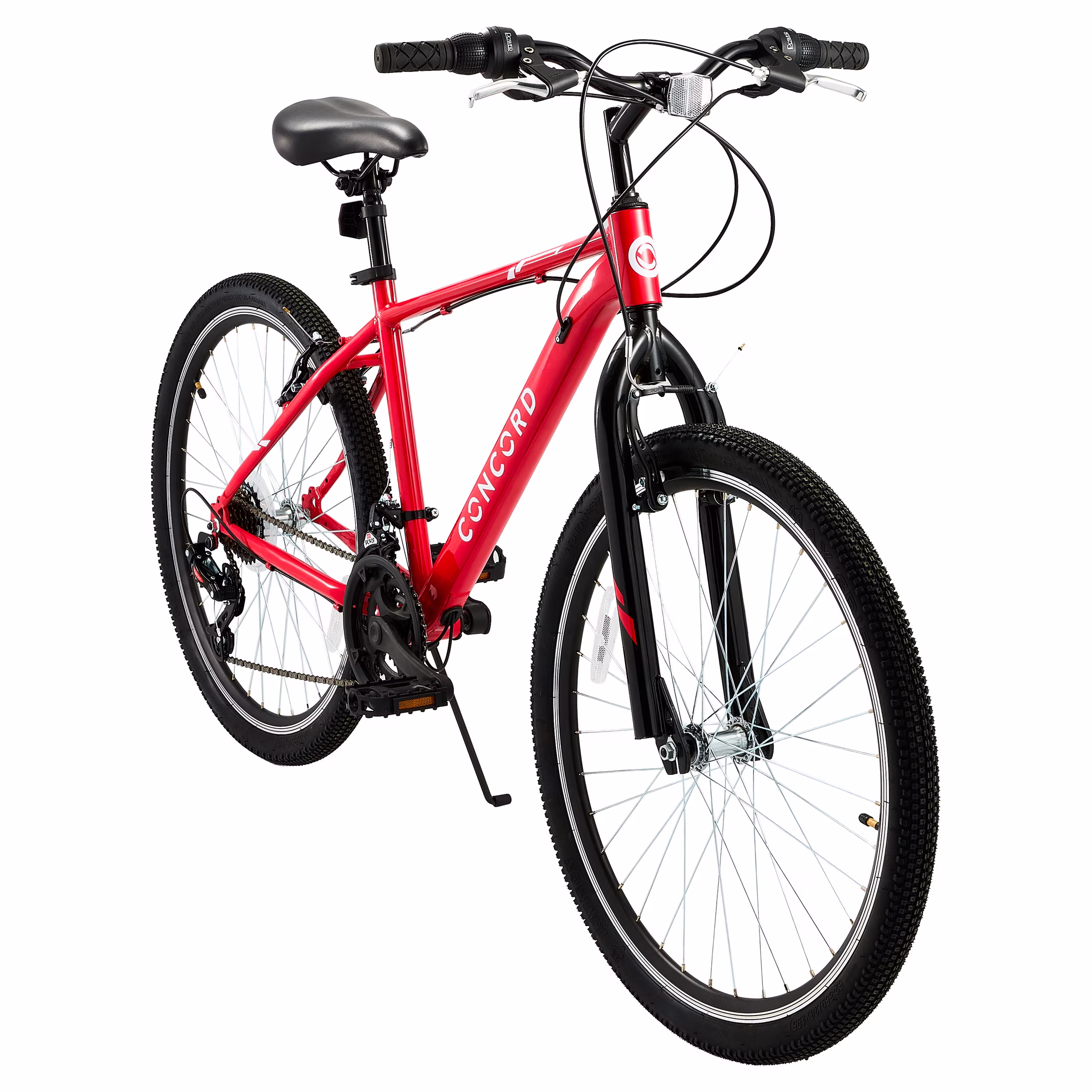 Concord Bikes 26 in Hybrid Bike, 21-Speed, Red, Fits Riders 5 ft 2 in-5 ft 10 in - Image 3