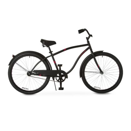 Concord Pacifica 26 in Cruiser Bicycle, Fits Riders 5 ft 2 in - 5 ft 10 in, Adult, Unisex, Black