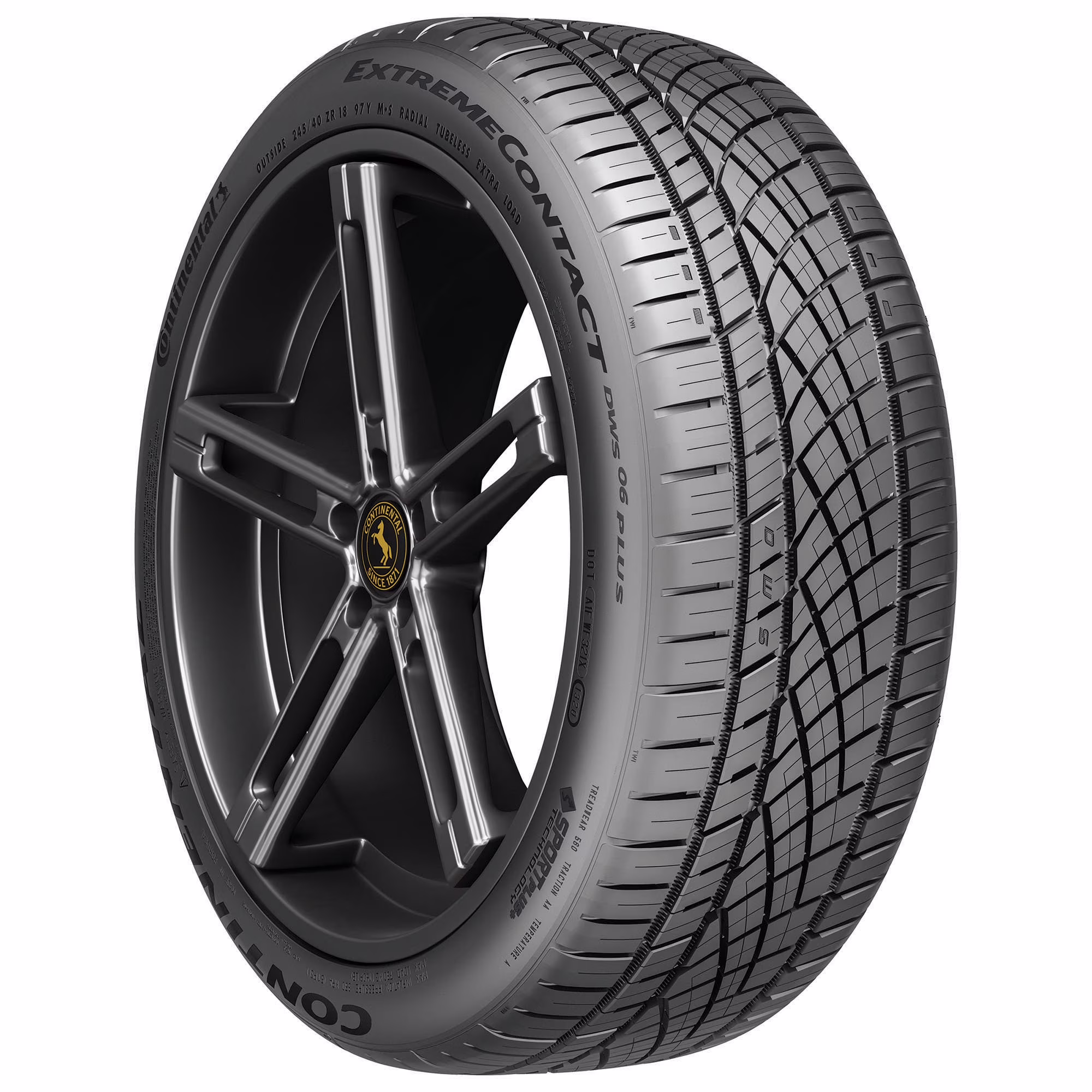 Continental ExtremeContact DWS06 PLUS UHP All Season 255/35ZR19 96Y XL Passenger Tire - Image 2